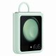 Samsung Galaxy Z Flip 5 ( SM-F731B/DS ) Original Silicon Case Cover with Ring, Green (EF-PF731TMEGWW) | Telefona...