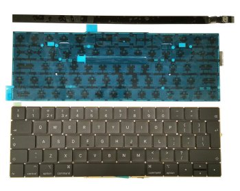 Apple MacBook Pro 13" A1706 / 15" A1707 Keyboard, UK Layout, Black