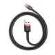 Micro USB kabelis Baseus Cafule 1.5A 2m Sarkans/Melns