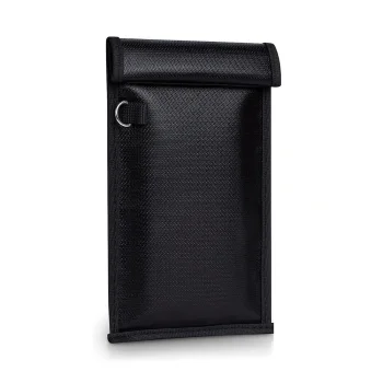 Ugunsdrošs RFID telefona maciņš OTN-27 ar signāla bloķētāju 27x12.3 cm, melns