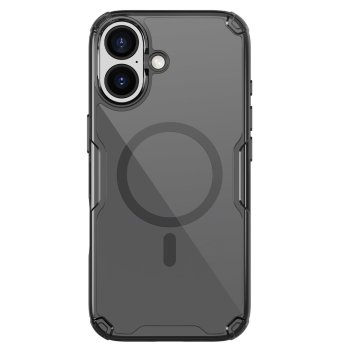 Nillkin Nature TPU Pro Magnetic Case Compatible with MagSafe iPhone 17 - Translucent Black