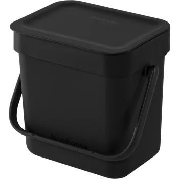 Atkritumu tvertne Brabantia Sort & Go 3 l, pelēka