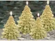 Decorative Christmas Tree Shaped Candle (8 cm, Mixed Colors)