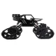 Tālvadības automašīna RC Rock Crawler 4x4 LHC012 2-in-1, melna