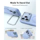 ESR Classic Hybrid Kickstand MagSafe vāciņš priekš iPhone 18 Pro / 17 Pro, matēts gaiši zils