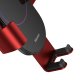 Baseus Gravity Car Mount Dashboard Windshield Phone Bracket Holder, Red | Automašīnas Telefona Turētājs