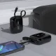 Внешний аккумулятор Dudao K32 10000 mAh 22.5W с кабелями USB-C/Lightning, черный
