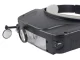 Headband Magnifier with LED Light 1.5x-11x, Black