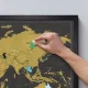 Плакат с картой мира путешествий, подарочный скретч 82 x 59 cm | Poster...