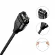 Tech-Protect MC04 UltraBoost USB-A uzlādes kabelis Garmin pulksteņiem 1m, melns