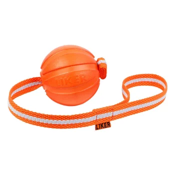 Gumijas Bumbiņa Interaktīva Košļājamā Rotaļlieta uz Virves Suņiem, Liker Line 7 Waudog | Rubber Ball...