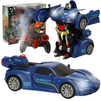 Радиоуправляемая машинка-трансформер Revolt Robot Racer, синяя