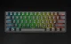 Mehāniskā tastatūra Royal Kludge RK61 RGB, brūns slēdzis (melna) | Mechanical keyboard brown switch