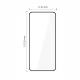 Защитное стекло Tech-Protect Glass Fit+ (2 шт.) для Motorola Edge 70 5G, черное