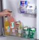 Regulējams ledusskapja organizators, 4 gab., caurspīdīgs