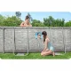 Bestway 56946 Frame Pool 488x305x107 cm, 11-in-1 Set