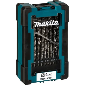 Набор сверл по металлу Makita D-78368 HSS-GS, 1–13 мм, 25 шт.