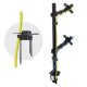 Maclean MC-967 Dual Monitor Desk Mount, 13-27\", 9kg, VESA 100x100