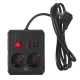 Maclean MCE387 B Pagarinātājs, 2 ligzdas + 3xUSB, 2500W, 1.5m, Melns