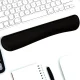 Ergonomisks želejas paliktnis tastatūrai, melns