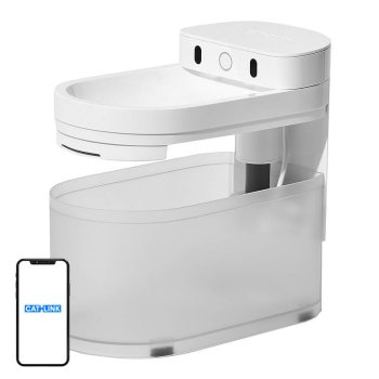 Умная поилка-фонтан для животных Catlink Pure 3 2.3L (Белая)