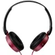 Накладные наушники Sony MDR-ZX310 красные
