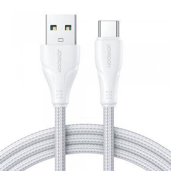 Joyroom USB to USB Type C Data Charging Cable 3A, 0.25m, White | Lādētājvads Datu Pārraides Kabelis