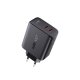 Сетевое зарядное устройство Acefast 2x USB Type C 40W, PPS, PD, QC 3.0, AFC, FCP, чёрный...