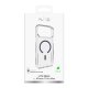 Puro iPhone 17 Pro Max Case Lite Mag, Transparent with Blue Ring