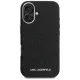 Чехол для iPhone 16 Karl Lagerfeld FW Stamped Karl MagSafe, черный