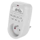 Цифровой таймер розетка GreenBlue GB362 E, 16A, 3680W, Белый
