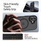 Чехол Tech-Protect для iPhone 17 MagMat XT MagSafe, матовый черный