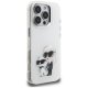 Karl Lagerfeld IML Aquarelle Karl & Choupette & Logo vāciņš iPhone 16 Pro Max telefonam - balts | Phone Case Cover