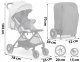 Paseo Nukido Baby Stroller, Gray