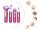 Sieviešu depilators un skuveklis 4-in-1 ar USB uzlādi, tumši rozā