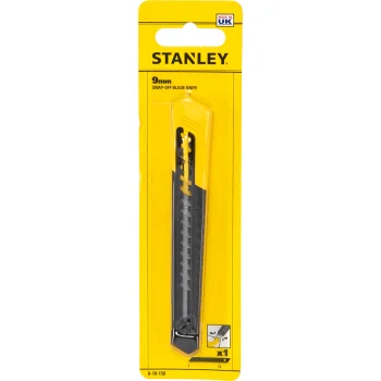 Канцелярский нож Stanley SM 9 мм, желтый / черный
