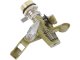 Pulsating 360 Degree Metal Lawn Sprinkler, Green