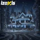 Гирлянда-сосульки Izoxis 500 LED 22.5м IP44, холодный белый