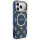 Чехол Guess IML Peony Dot MagSafe для iPhone 17 Pro Max – синий