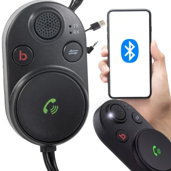 Автомобильный Bluetooth 5.3 ресивер AUX USB адаптер с громкой связью