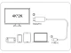 USB-C uz HDMI kabelis 4K 60Hz, 1.8m adapteris datoram un telefonam