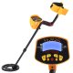 Металлоискатель MD3010 с LCD дисплеем, черный, оранжевый