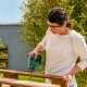 Bosch EasySaw 18V-70 akumulatora figūrzāģis ar 2,0 Ah akumulatoru