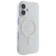 Guess iPhone 16 Plus Case IML Glitter Circle MagSafe, Transparent