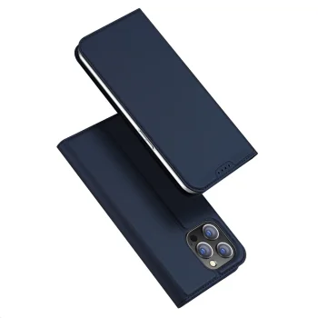 Dux Ducis Skin Pro atverams vāciņš maciņš grāmatiņa iPhone 15 Pro - Zils