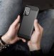 Carbon Case for Samsung Galaxy A72 4G, Flexible TPU Protective Cover, Black