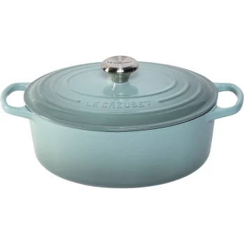 Le Creuset Signature Cast Iron Oval Casserole 29 cm 4.7 L Sea Salt