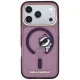 Karl Lagerfeld Peekaboo Logo MagSafe vāciņš iPhone 18 Pro / 17 Pro, bordo