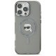 Karl Lagerfeld iPhone 16 Pro Max Case IML Metal Karl Head MagSafe, Black