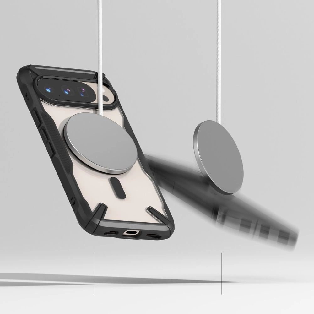 Google Pixel 10 / 10 Pro Ringke Fusion X MagSafe Case Cover, Black | Telefona Vāciņš Maciņš Apvalks Bampers (3)